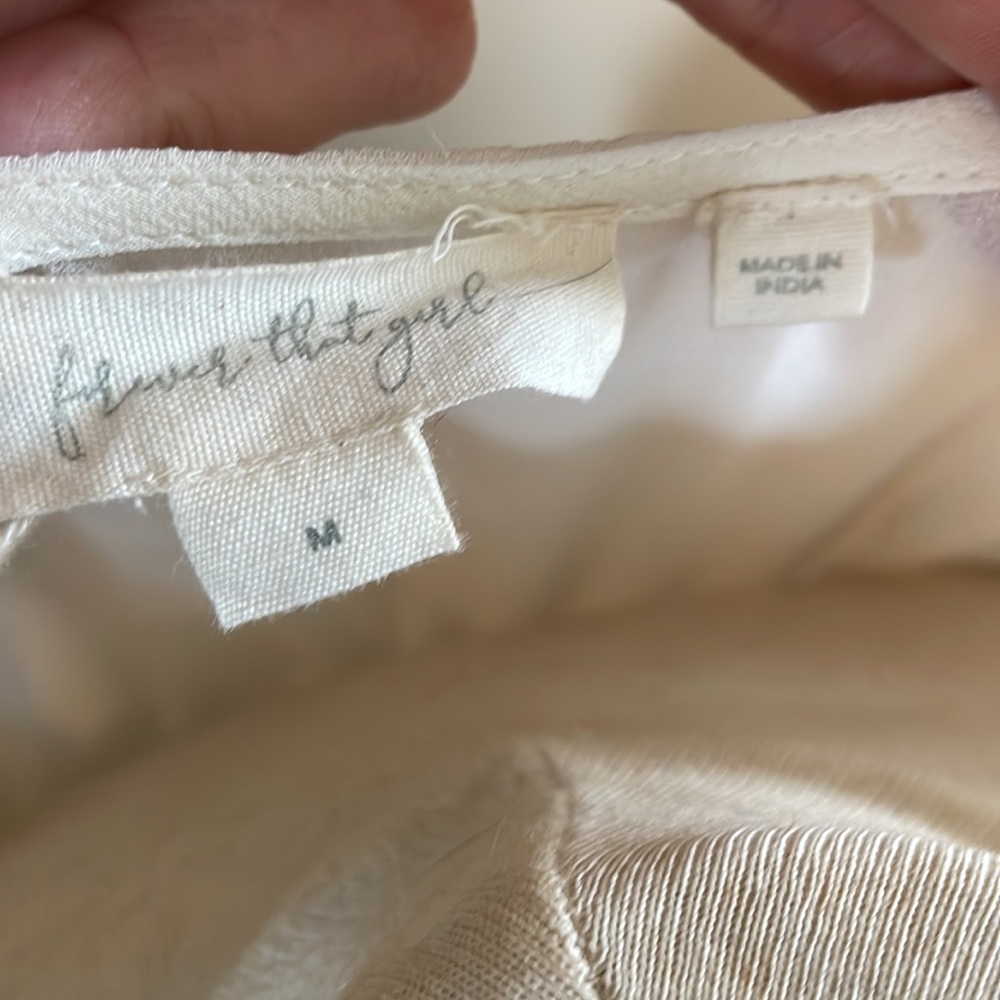 Anthropologie/Flower That Girl bohemian flowy top, tags on, never worn. - Picture 3 of 5